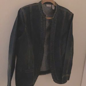 Chico’s Jean Jacket Like New Size 3